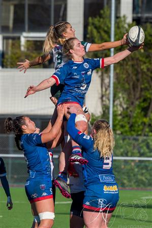 Lea Champon - Rugby - Elite 1 2023 - FC Grenoble (48) vs (12) Lons Section Paloise - FC Grenoble Rugby - Section Paloise