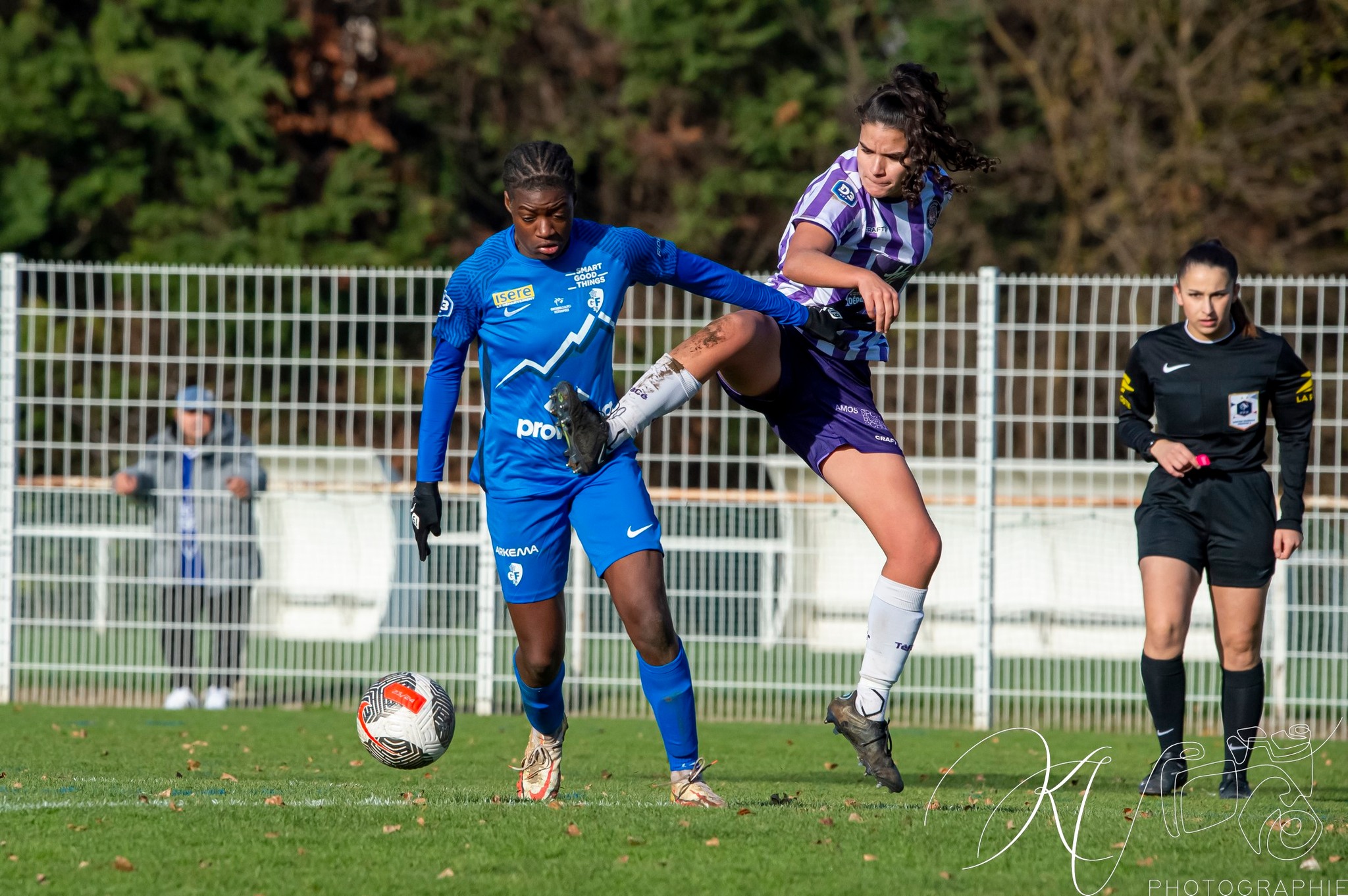  Grenoble Foot 38 - Toulouse FC - Soccer - Div 3 Fém - Grenoble F38 (0) vs (1) Toulouse FC (#D3F23GF38TFC11) Photo by: Karine Valentin | Siuxy Sports 2023-11-26