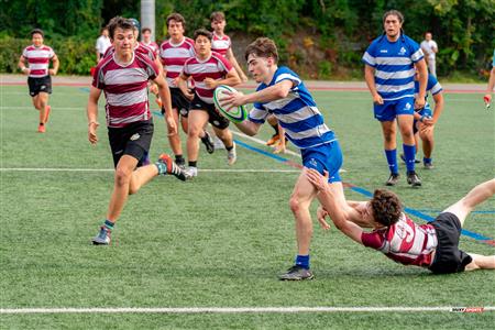 RSEQ 2023 RUGBY - Dynamiques de Brébeuf (12) VS (18) Blues of Dawson