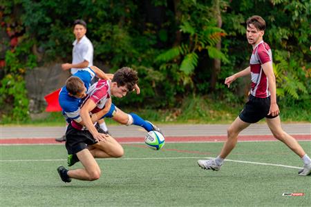 RSEQ 2023 RUGBY - Dynamiques de Brébeuf (12) VS (18) Blues of Dawson