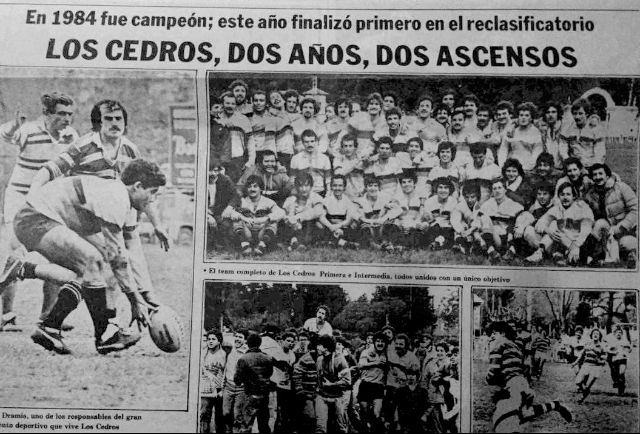 Pablo DRAMIS -  Los Cedros -  - Rugby - ASCENSO 1985 (Last Match with Liceo Militar) Photo by:  | Siuxy Sports 1985-09-20