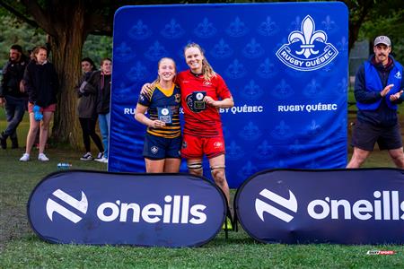 RUGBY QUÉBEC FINALES SL F SÉNIORS 2023 SAB QC- CRQ I 41 VS 0 TMR I