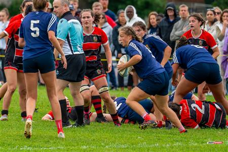 Rugby Québec Finales SL Rés F Séniors 2023 SAB QC- SABRF II 10 vs 24 BRFC II