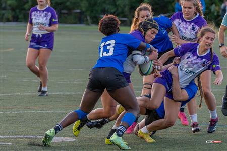 RSEQ 2023 RUGBY F - Carabins UDM (25) vs (17) Bishop's Gaiters