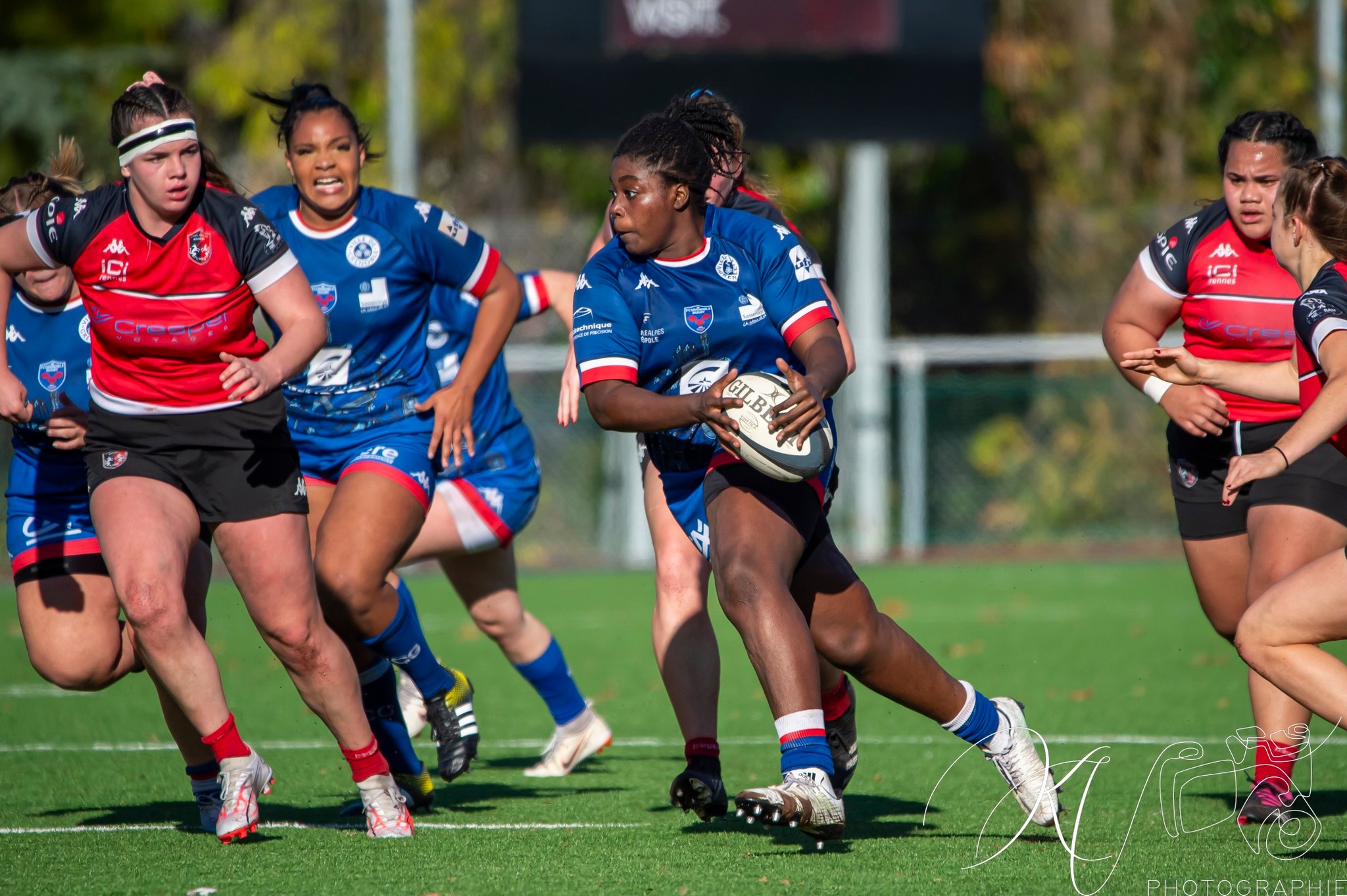  FC Grenoble Rugby - Stade Rennais Rugby - Rugby - Elite 2023 - Amazones FC Grenoble (34) vs (12) Stade Rennais Rugby (#2023FCGSRR11) Photo by: Karine Valentin | Siuxy Sports 2023-11-23