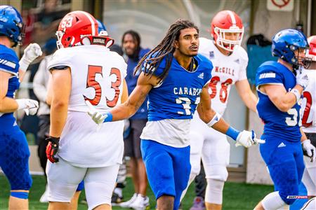 RSEQ Football Universitaire - Carabins-UdM (43) vs (11) Redbirds-McGill - 2eme mi-temps