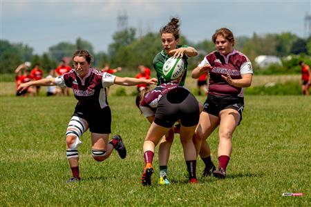 Eloise Duquette - Rugby - RUGBY QC 2023 (W) - Montreal Irish RFC (17) VS (67) Abénakis de Sherbrooke - Montreal Irish RFC - Abénakis de Sherbrooke