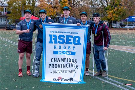 RSEQ 2023 - Final Univ. Rugby Masc. - ETS vs Ottawa U. (Après Match OTTAWA)