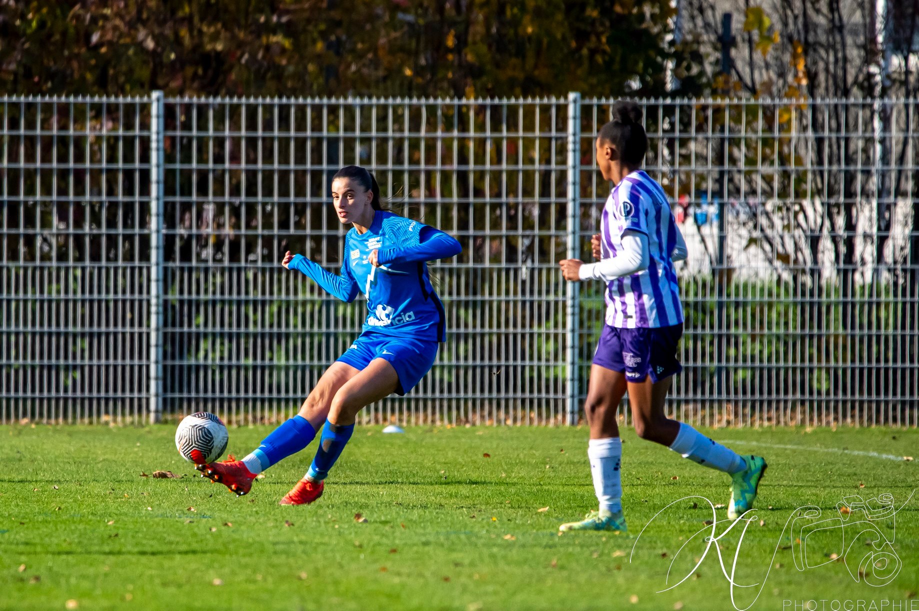  Grenoble Foot 38 - Toulouse FC - Soccer - Div 3 Fém - Grenoble F38 (0) vs (1) Toulouse FC (#D3F23GF38TFC11) Photo by: Karine Valentin | Siuxy Sports 2023-11-26