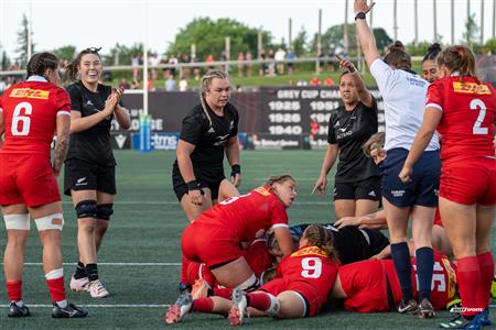 Emily Tuttosi - Rugby - World Rugby Pacific Four Series - Canada (21) vs (52) New Zealand - First Half - Canada national rugby union team (F) - New Zealand national rugby union team (W)