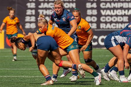 World Rugby Pacific Four Series - Australia (58) vs (17) USA - First Half