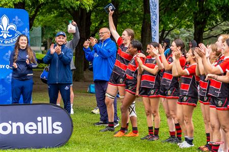 Rugby Québec Finales SL Rés F Séniors 2023 SAB QC- SABRF II 10 vs 24 BRFC II