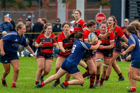 Rugby Québec Finales SL Rés F Séniors 2023 SAB QC- SABRF II 10 vs 24 BRFC II