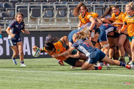 World Rugby Pacific Four Series - Australia (58) vs (17) USA - First Half