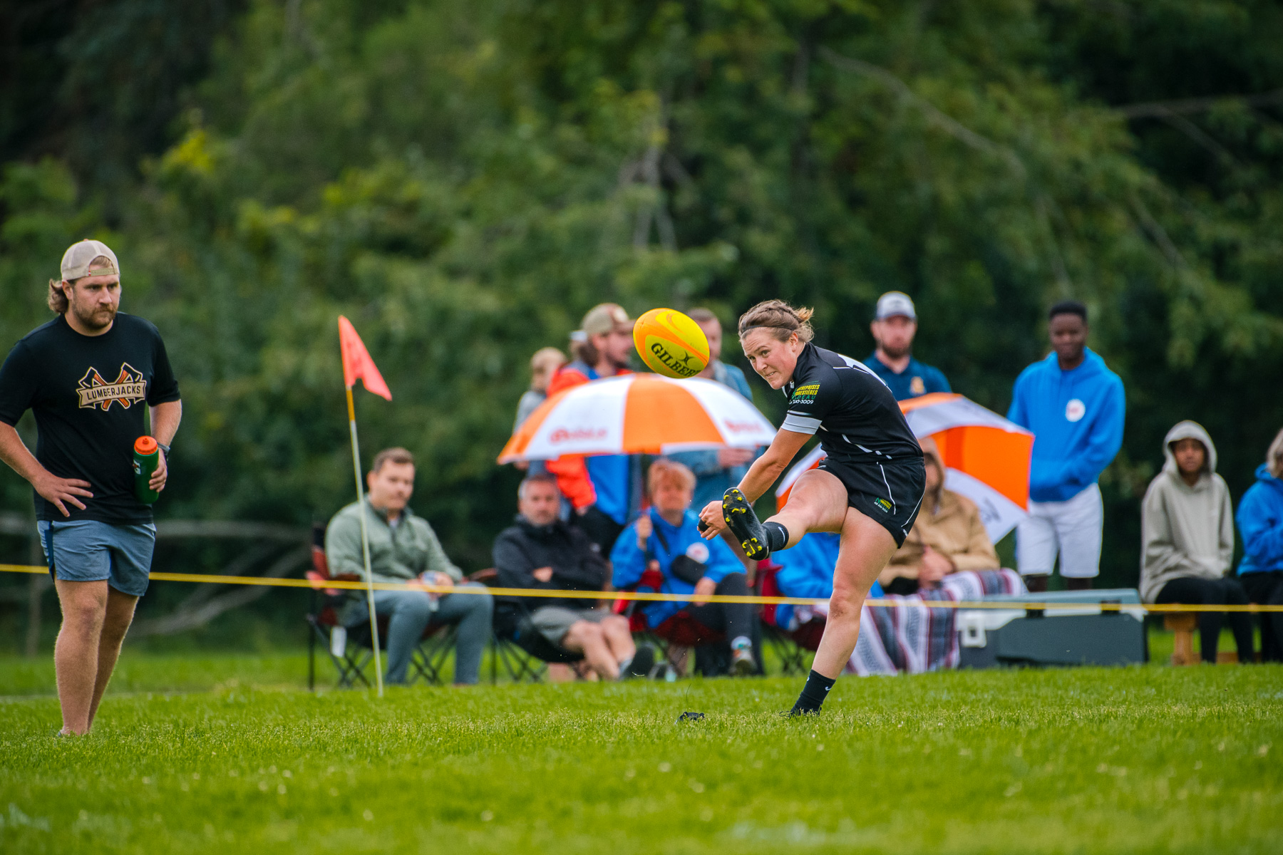  Saint-Georges Lumberjacks - Braves de Trois-Rivières - Rugby - RUGBY QUÉBEC FINALES LPR2 F SÉNIORS 2023 SAB QC- SG Lumberjacks vs Braves Trois-Rivières (#RQF2023LPR2SF1) Photo by: Simon Duquette | Siuxy Sports 2023-08-19