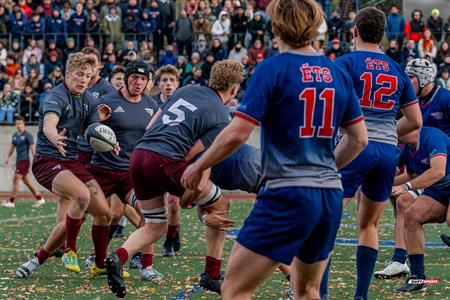 RSEQ 2023 - Final Univ. Rugby Masc. - ETS (17) vs (18) Ottawa U. (Reel B)
