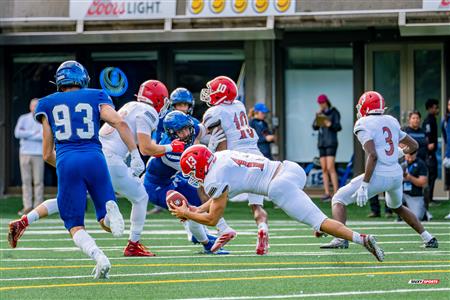 RSEQ Football Universitaire - Carabins-UdM (43) vs (11) Redbirds-McGill - 2eme mi-temps