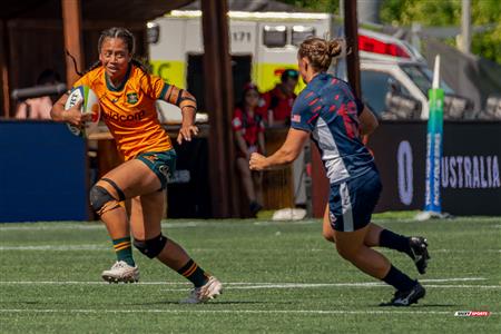 World Rugby Pacific Four Series - Australia (58) vs (17) USA - First Half