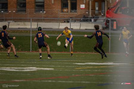 RSEQ 2023 - FINAL Coll. RUGBY MASC. - J.Abbott (22) vs (24) André Laurendeau (2nd HALF)