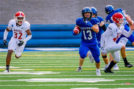 RSEQ Football Universitaire - Carabins-UdM (43) vs (11) Redbirds-McGill - 2eme mi-temps