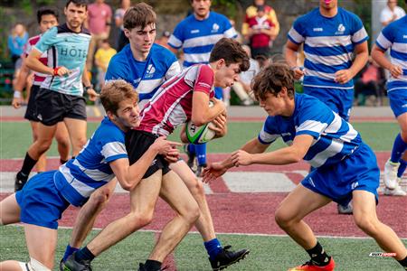 RSEQ 2023 RUGBY - Dynamiques de Brébeuf (12) VS (18) Blues of Dawson