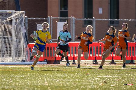 RSEQ 2023 - FINAL Coll. RUGBY Fem. - J.Abbott (30) vs (0) André Laurendeau (1ST HALF)