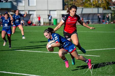 Elite 2023 - Amazones FC Grenoble (34) vs (12) Stade Rennais Rugby