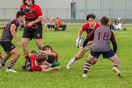 Rugby Québec - Tournoi des Régions - Lac St-Louis (12) vs (17) Estrie - Finale U18M
