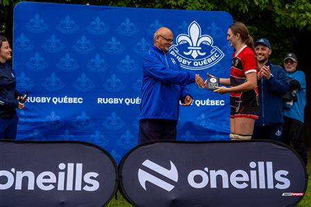 Rugby Québec Finales SL Rés F Séniors 2023 SAB QC- SABRF II 10 vs 24 BRFC II