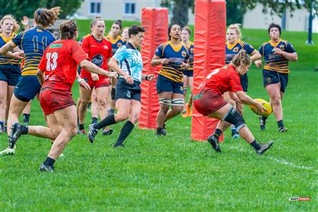 RUGBY QUÉBEC FINALES SL F SÉNIORS 2023 SAB QC- CRQ I 41 VS 0 TMR I