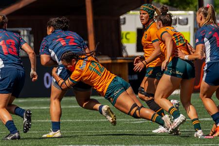 World Rugby Pacific Four Series - Australia (58) vs (17) USA - First Half