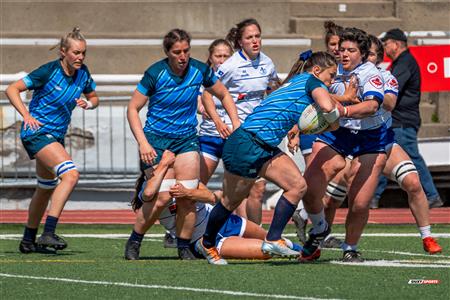 Roxanne Galarneau - Rugby - Éq.Fém.Sr.XV - Compétition Interprovinciale - Quebec Ouest (14) vs (16) Ontario Ouest - Équipe féminine - Rugby Québec - Ontario Blues (w)