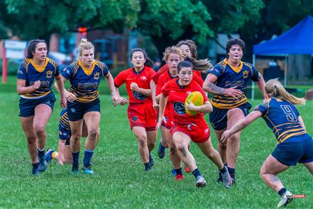 RUGBY QUÉBEC FINALES SL F SÉNIORS 2023 SAB QC- CRQ I 41 VS 0 TMR I
