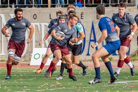 Zach Auger - Rugby - RSEQ 2023 - Final Univ. Rugby Masc. - ETS (17) vs (18) Ottawa U. (Reel B) - Université ETS - Université Ottawa