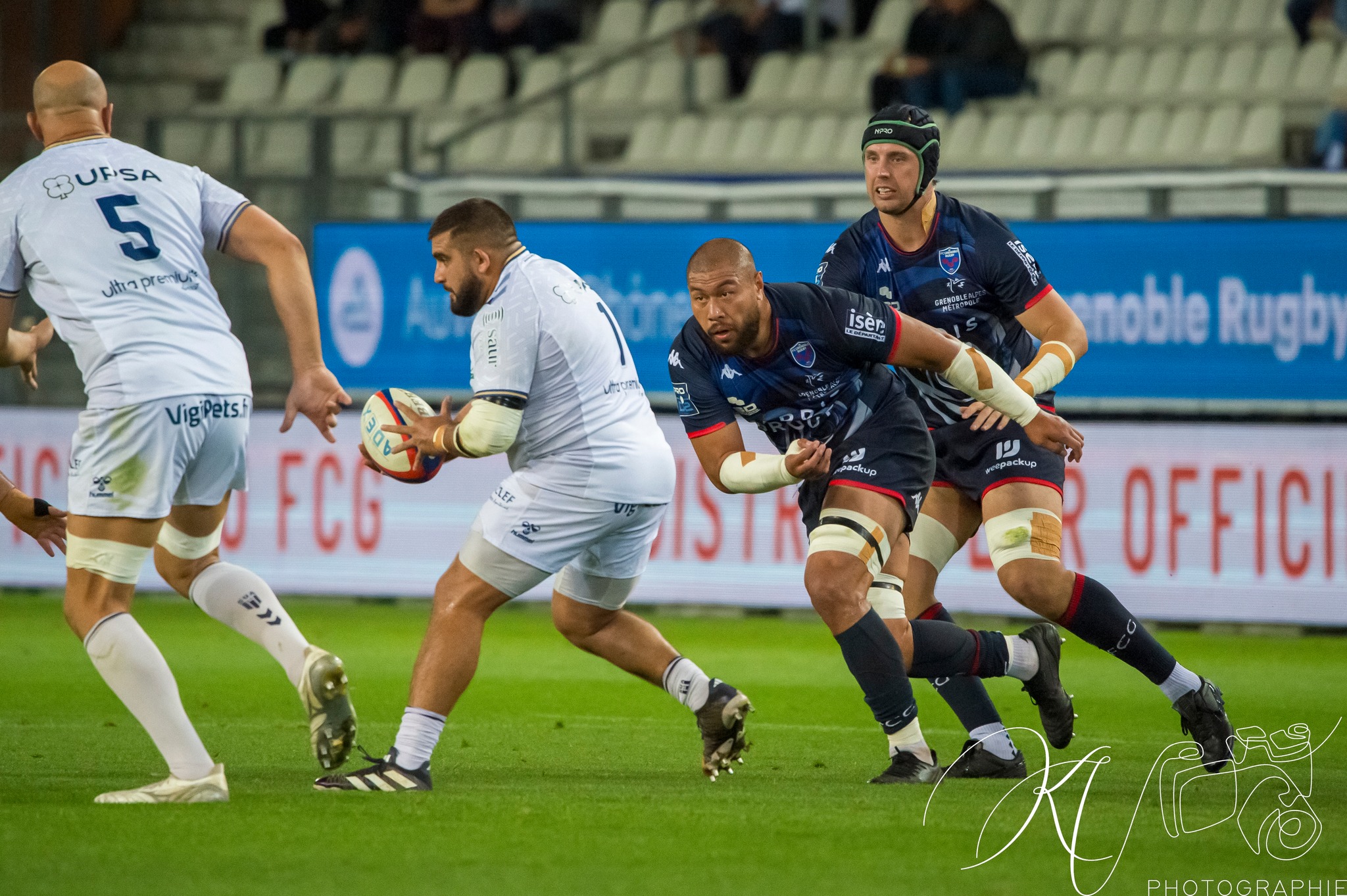  FC Grenoble Rugby - SU Agen - Rugby - Pro D2 - FC Grenoble (24) vs (19) SU Agen (#2023PROD2FCGSUA09) Photo by: Karine Valentin | Siuxy Sports 2023-09-27