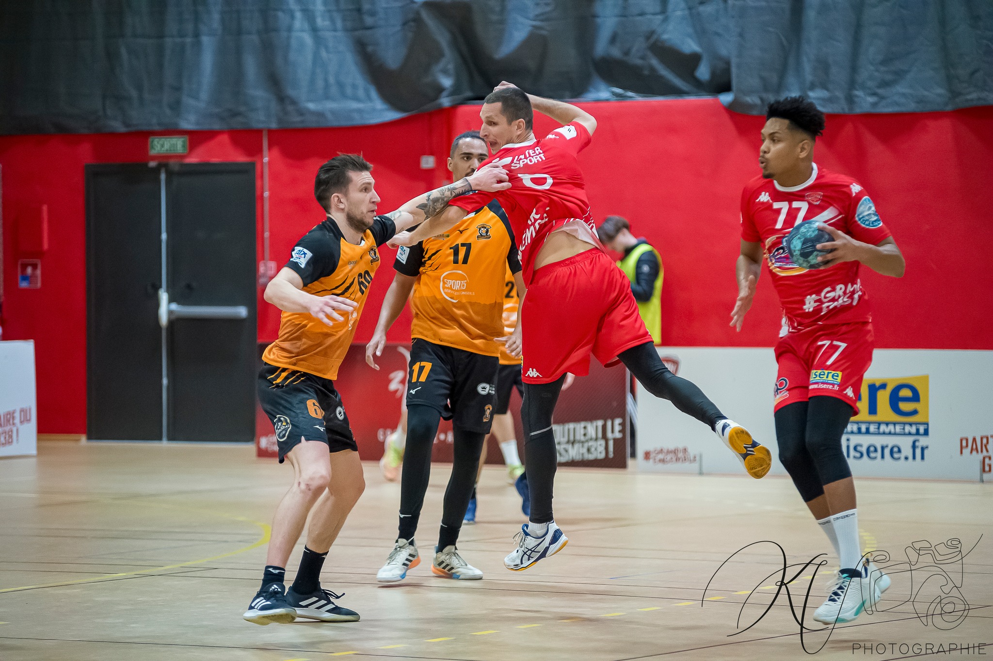  Grenoble SMH Métropole Isère Handball - HBC Aix en Savoie - Handball - GSMH Métro Isère Hanball (34) vs (24) HBC Aix en Savoie (#2023GSMHMIHvHBCAES) Photo by: Karine Valentin | Siuxy Sports 2023-02-04