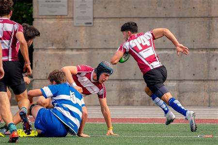 RSEQ 2023 RUGBY - Dynamiques de Brébeuf (12) VS (18) Blues of Dawson