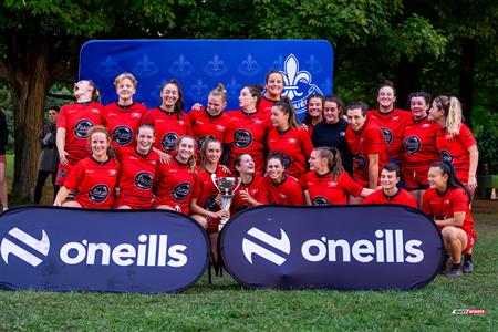 RUGBY QUÉBEC FINALES SL F SÉNIORS 2023 SAB QC- CRQ I 41 VS 0 TMR I