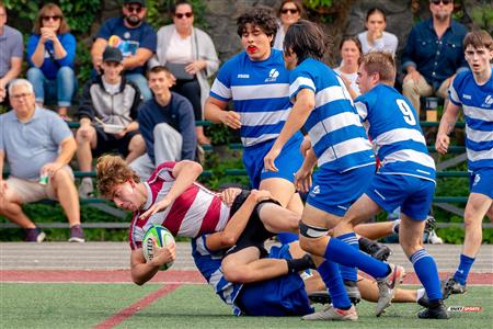 RSEQ 2023 RUGBY - Dynamiques de Brébeuf (12) VS (18) Blues of Dawson