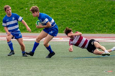 RSEQ 2023 RUGBY - Dynamiques de Brébeuf (12) VS (18) Blues of Dawson