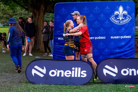 RUGBY QUÉBEC FINALES SL F SÉNIORS 2023 SAB QC- CRQ I 41 VS 0 TMR I