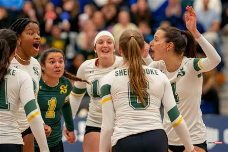 RSEQ - 2023 VOLLEY F - UQAM (3) VS (1) UNIVERSITÉ DE SHERBROOKE - 3 SET