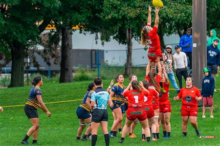 RUGBY QUÉBEC FINALES SL F SÉNIORS 2023 SAB QC- CRQ I 41 VS 0 TMR I