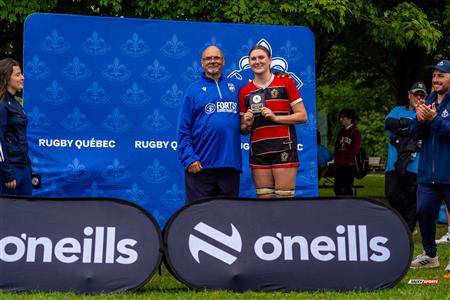 Rugby Québec Finales SL Rés F Séniors 2023 SAB QC- SABRF II 10 vs 24 BRFC II