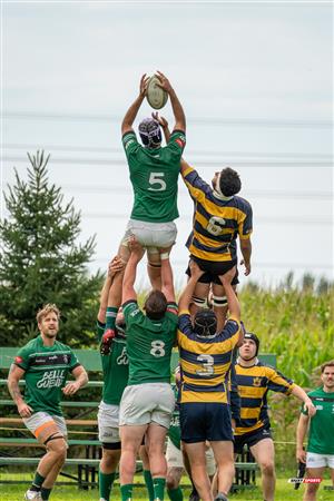 Gabriel Pedneault - Rugby - Rugby Québec - Montreal Irish (5) vs (43) TMR RFC - Semi Finales M1 - 1er mi-temps - Montreal Irish RFC - Town of Mount Royal RFC