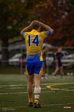 RSEQ 2023 - FINAL Coll. RUGBY MASC. - J.Abbott (22) vs (24) André Laurendeau (2nd HALF)