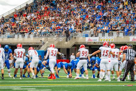 RSEQ Football Universitaire - Carabins-UdM (43) vs (11) Redbirds-McGill - 1ere mi-temps