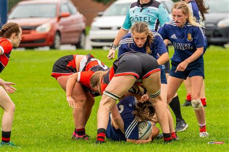 Rugby Québec Finales SL Rés F Séniors 2023 SAB QC- SABRF II 10 vs 24 BRFC II