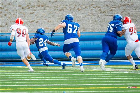 RSEQ Football Universitaire - Carabins-UdM (43) vs (11) Redbirds-McGill - 1ere mi-temps