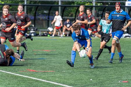 Rugby Québec - Parc Olympique (28) vs (10) Club de Rugby de Québec (M1) - 1ère mi-temps